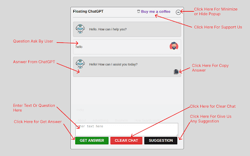 Floating Chatgpt
