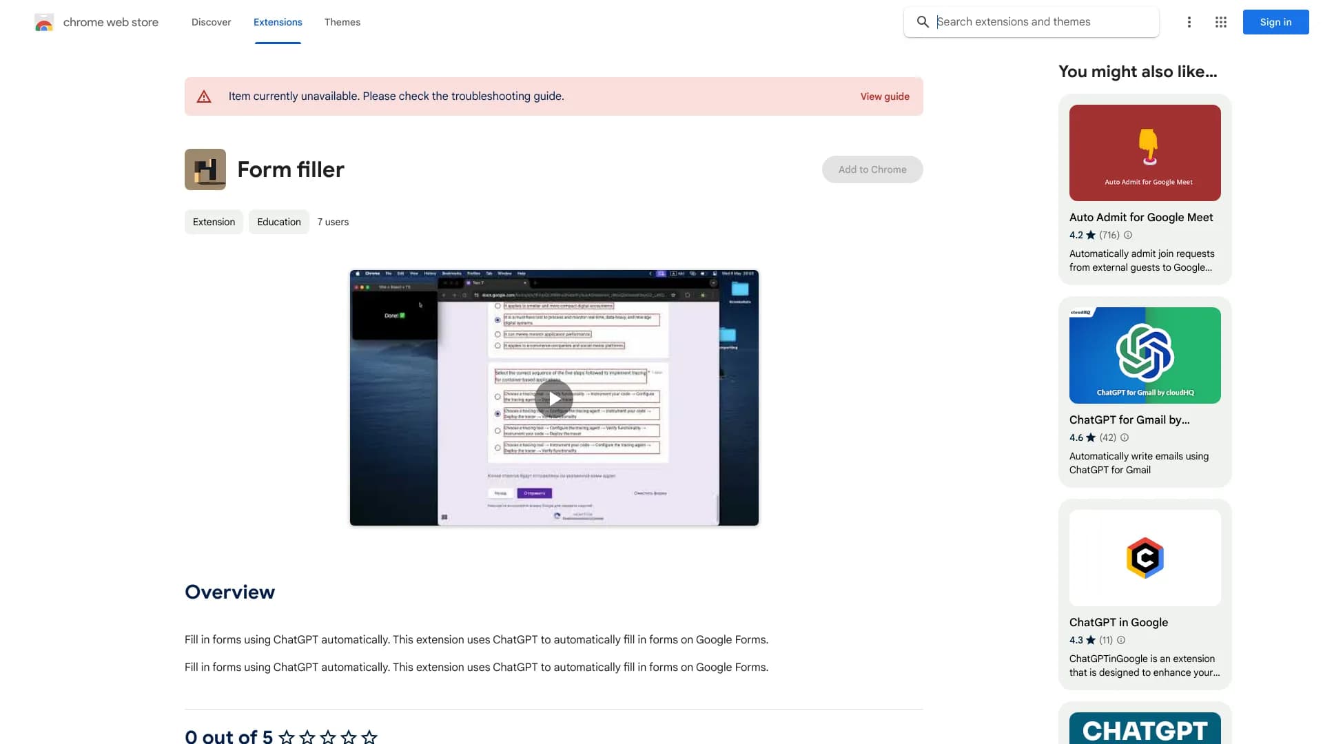 Formulare automatisch mit ChatGPT ausfüllen