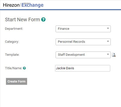 Forms Tracking