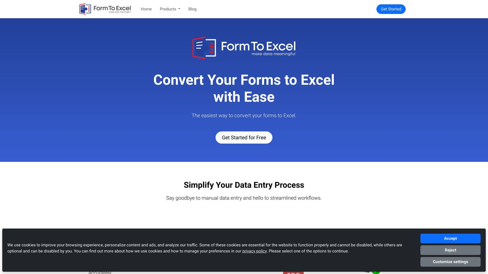 Formtoexcel