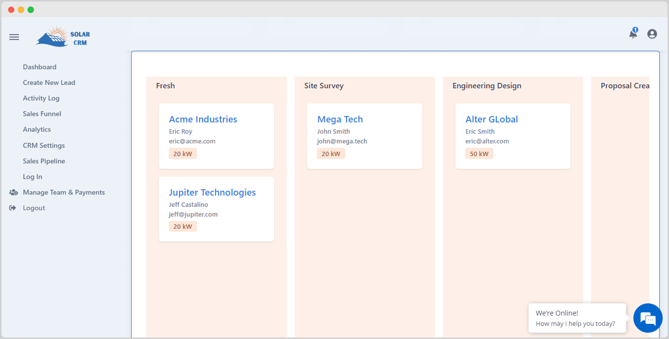 Solar CRM