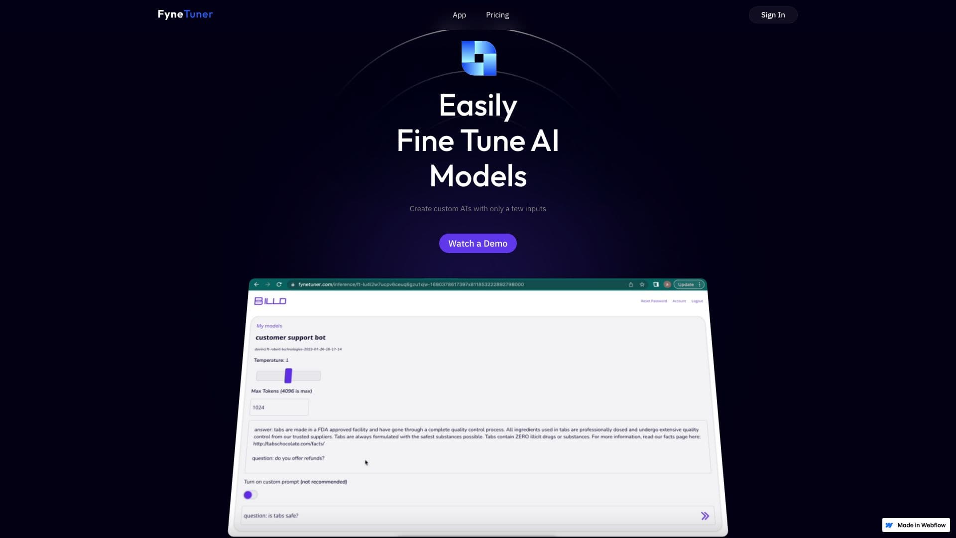 Control - Webflow Html Website Template