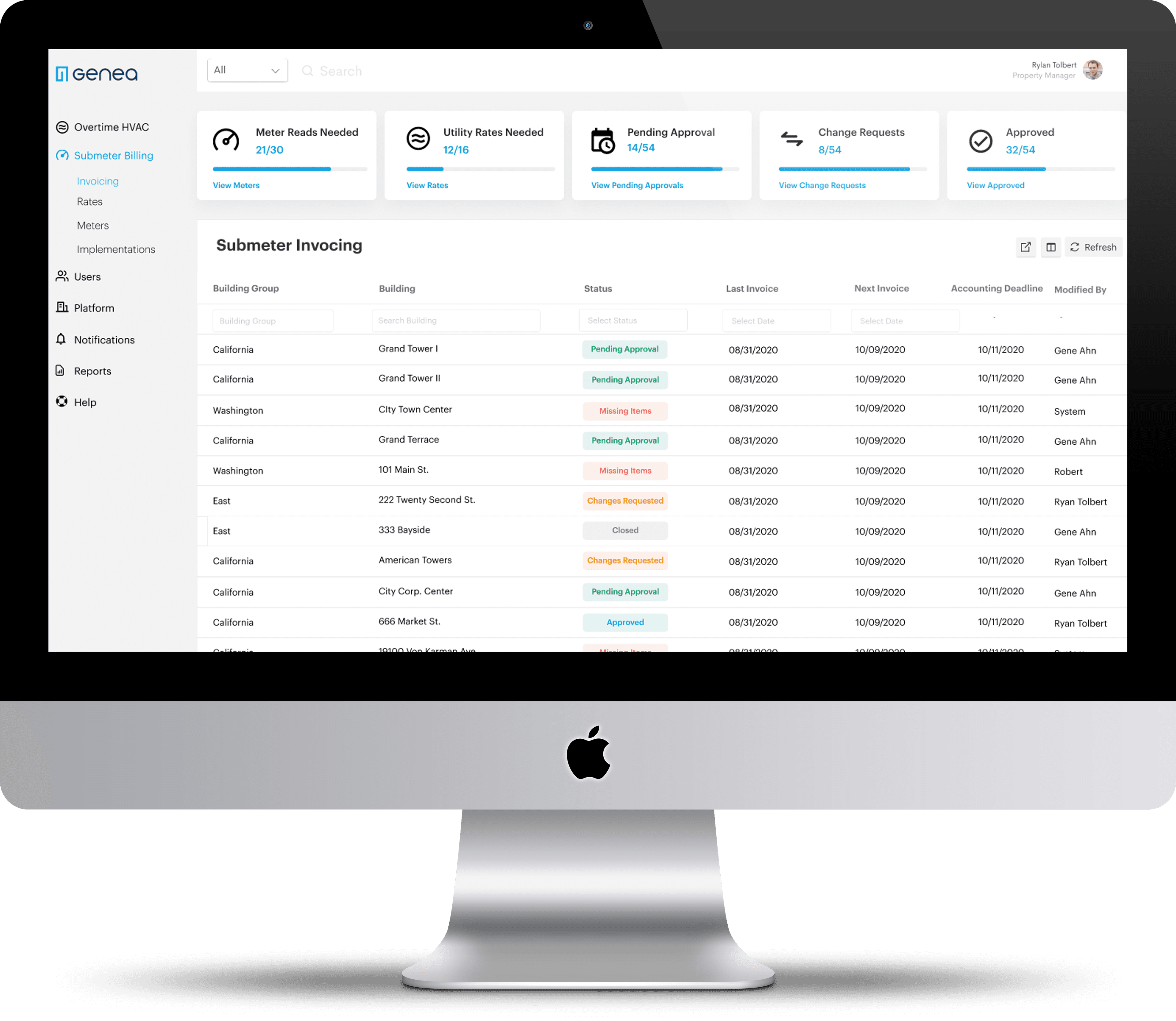 Genea Submeter Billing