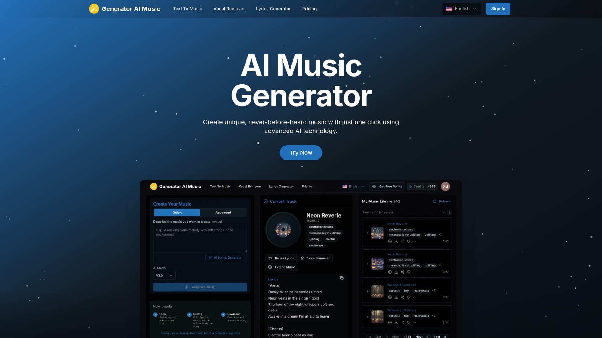 Generator AI Music