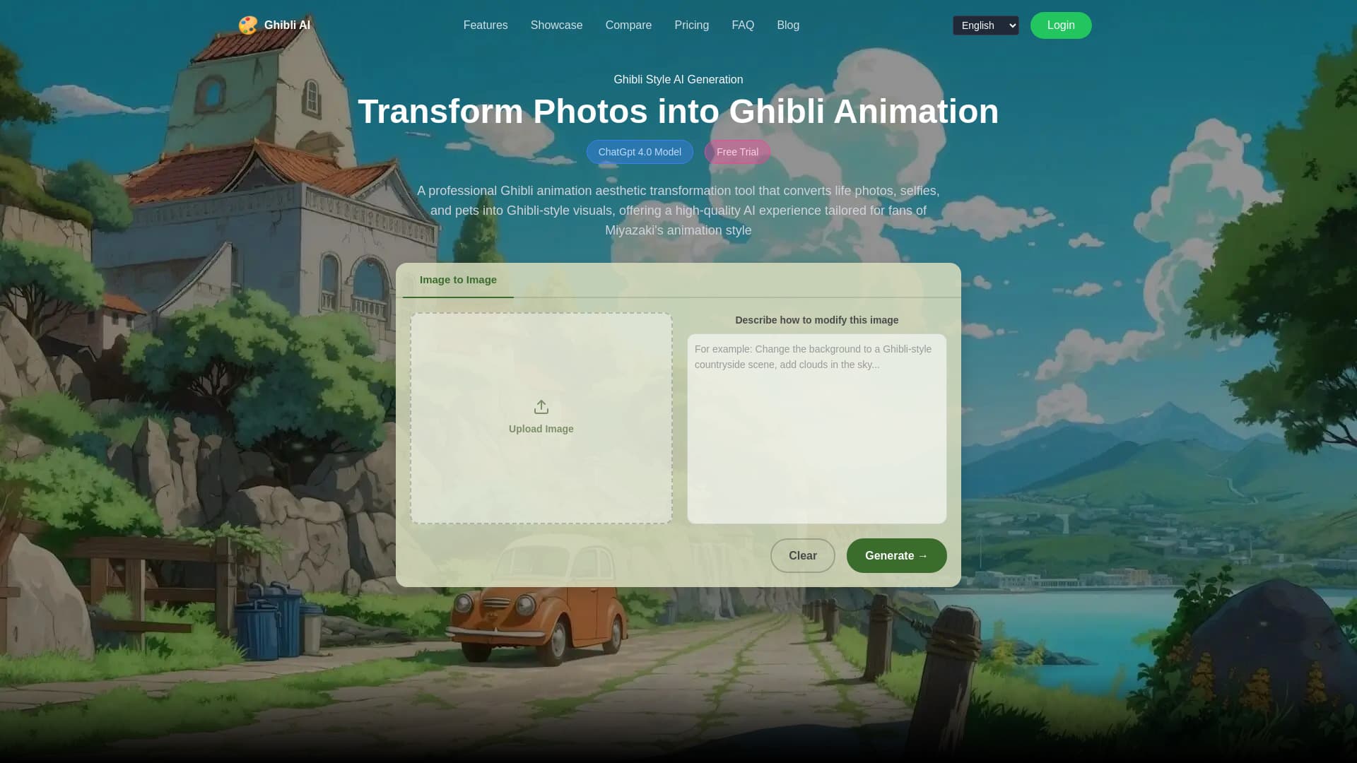 Ghibli AI Image Generator