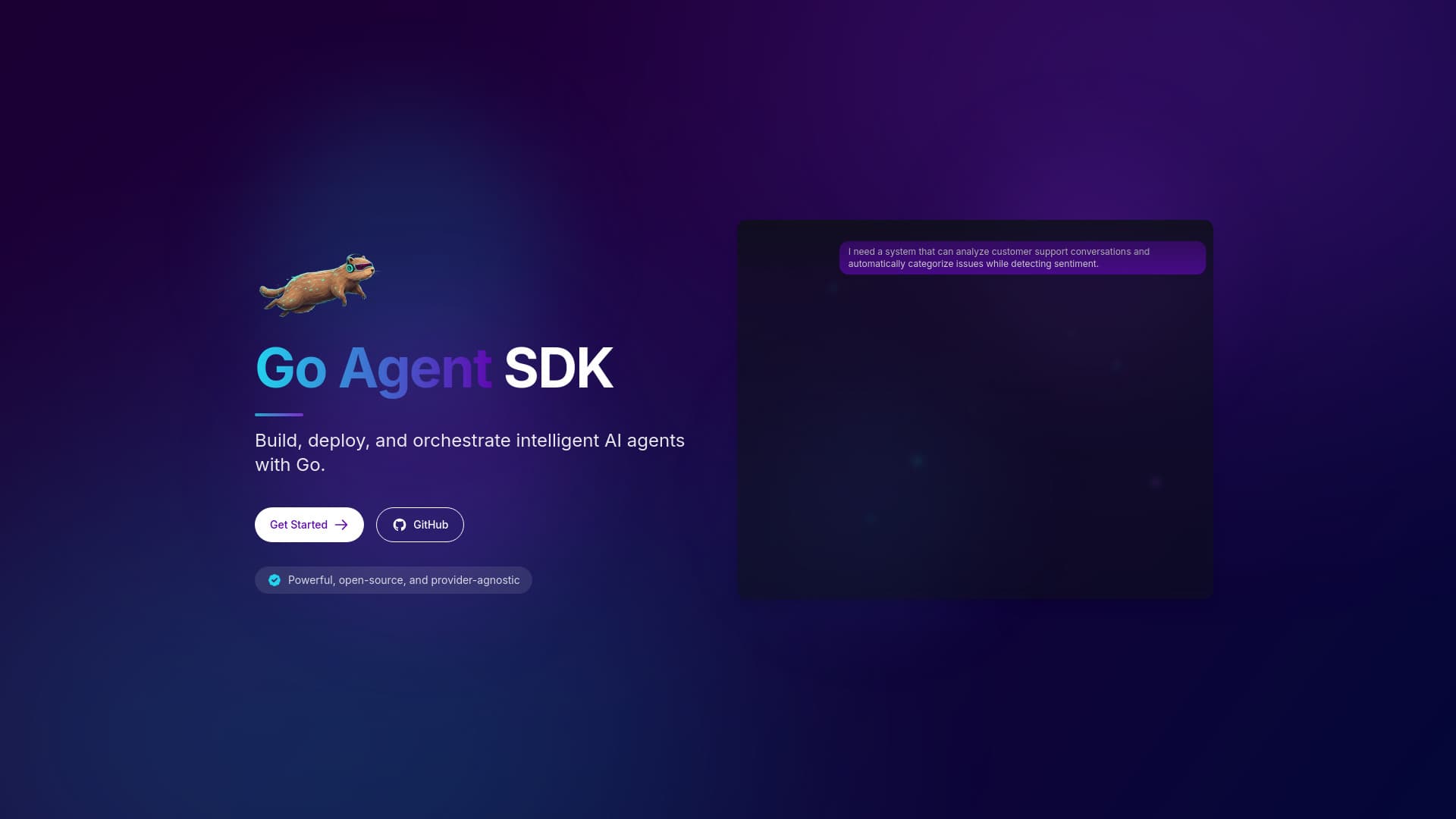 Go Agent SDK