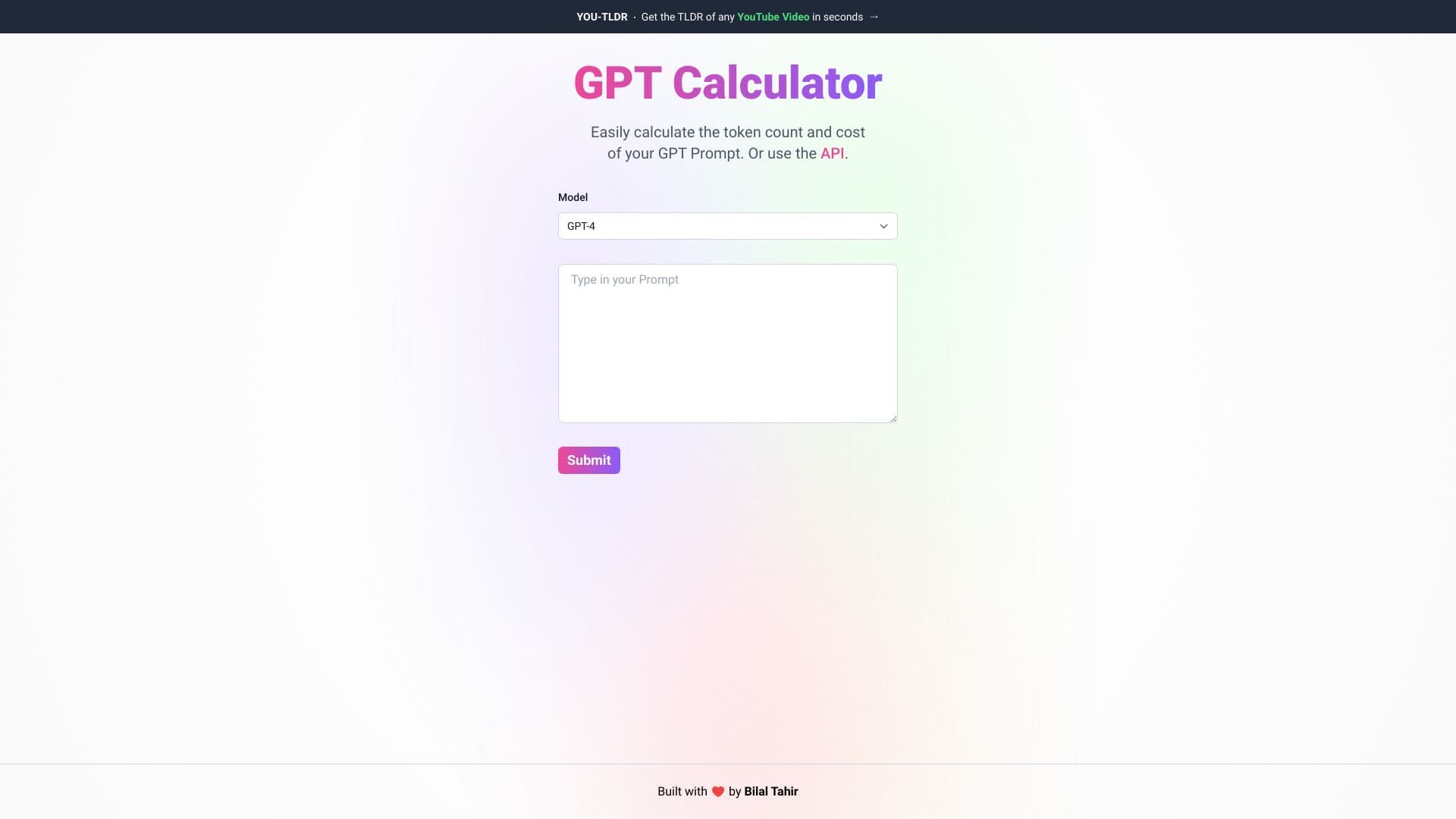 Gpt Calculator