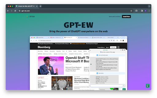Gpt-ew: Chatgpt Everywhere