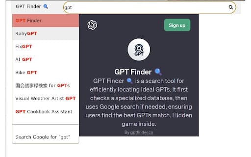 GPT Finder - GPT Search Engine