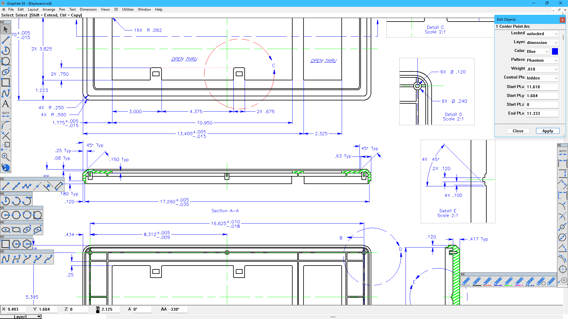 Graphite 2D/3D CAD