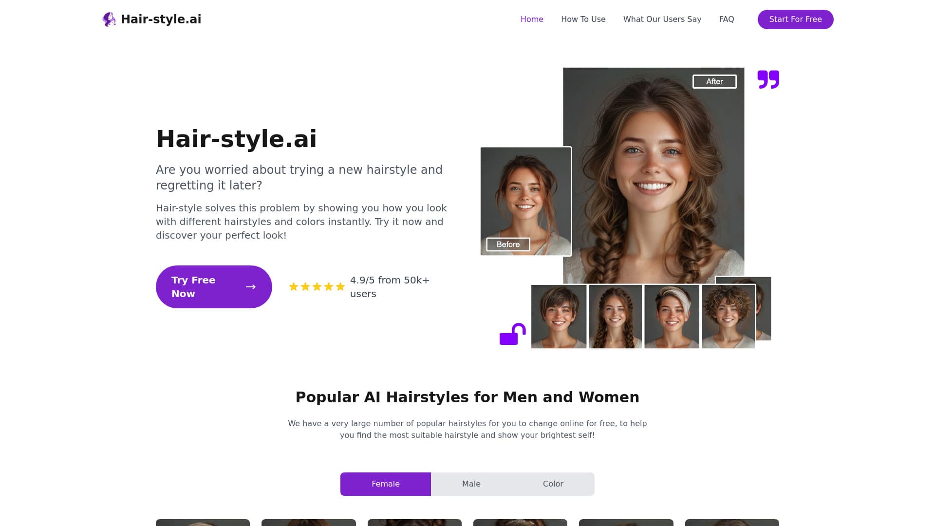Hair-style AI