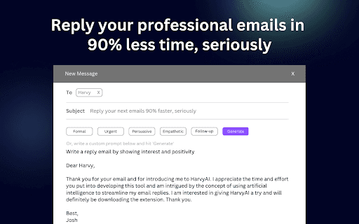 Harvyai - Professional Email Assistant
