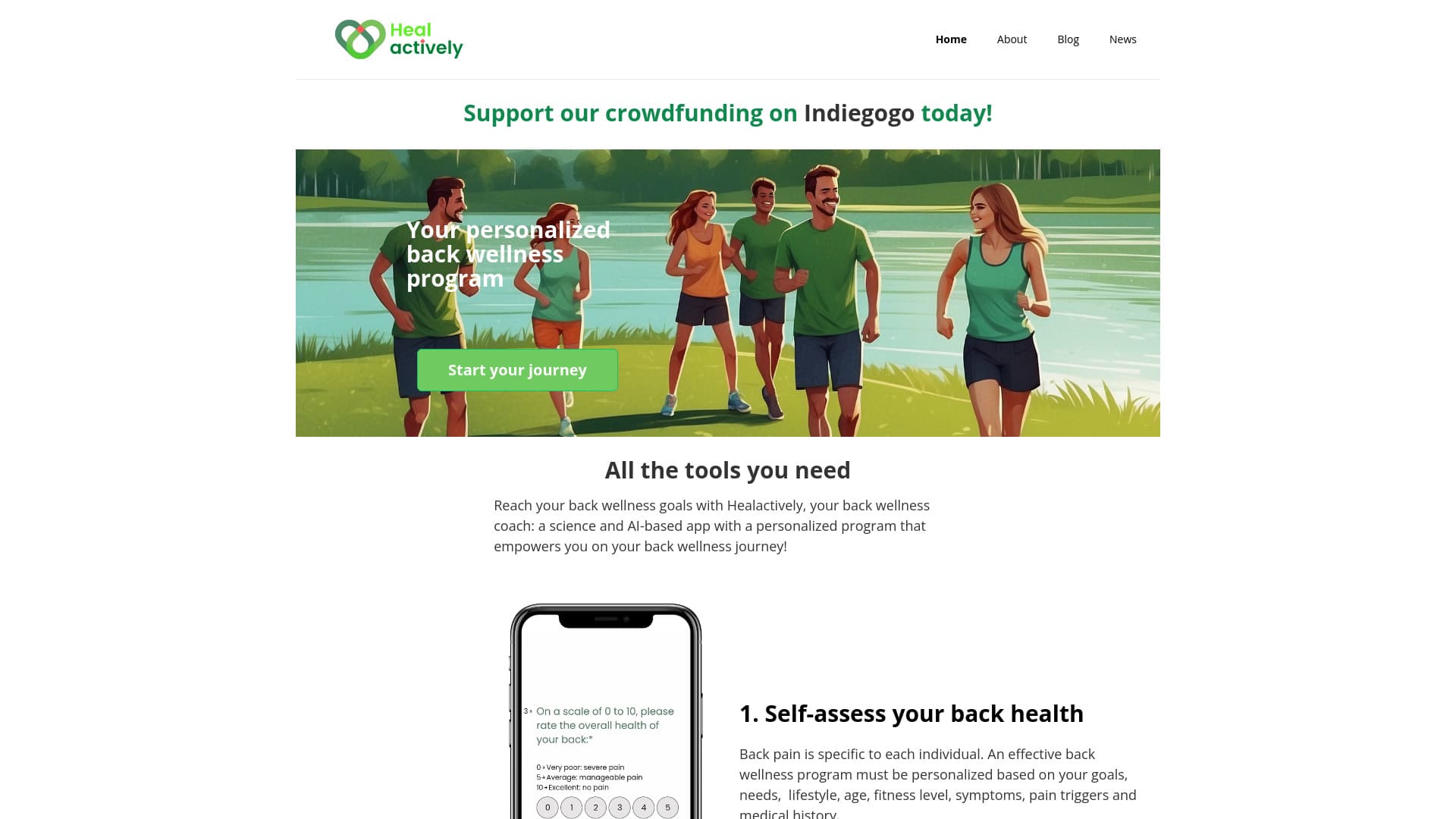 Healactively Back Wellness App
