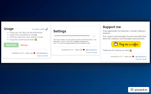 Hearmeout (gpt Webpage Summarizer)