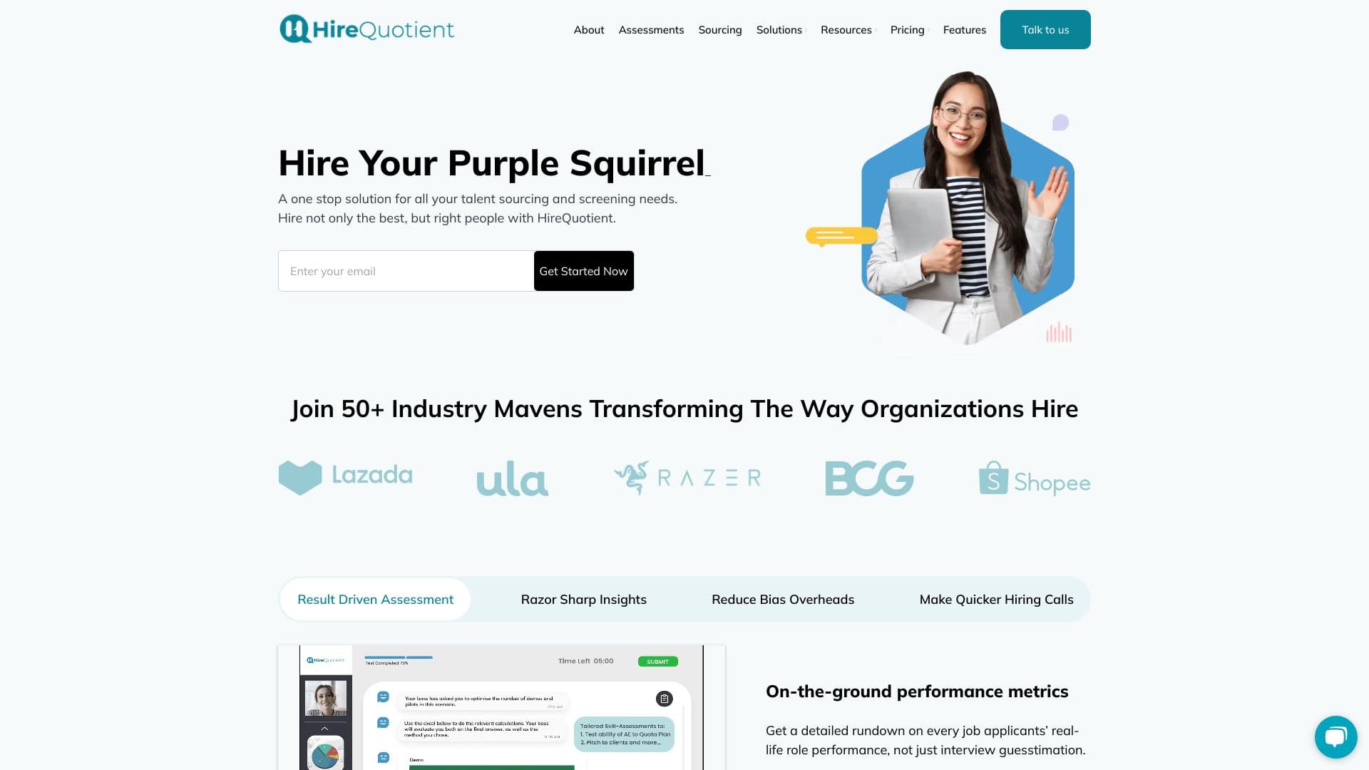 Hirequotient