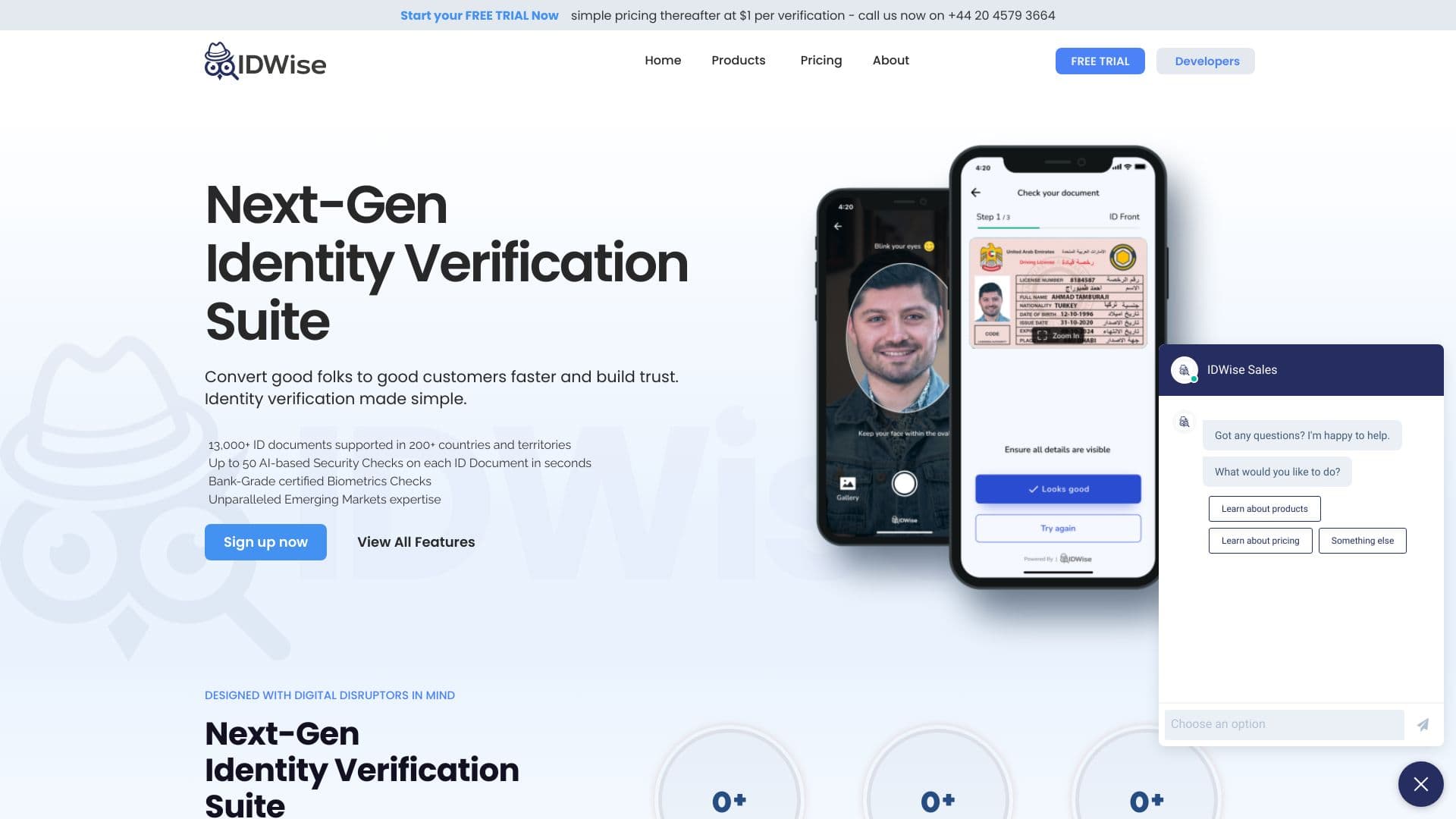 Idwise Identity Verification, Ekyc & Aml