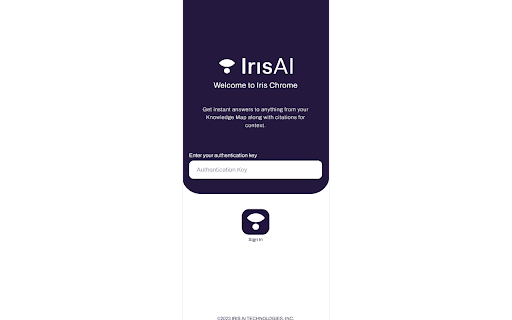 Iris-ai Chrome