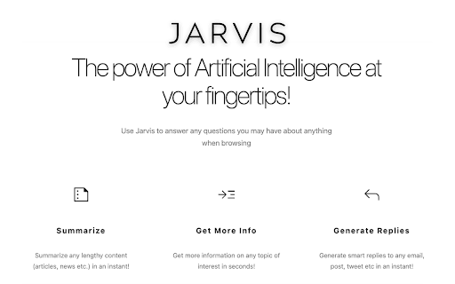 Jarvis - Votre Assistant IA ChatGPT Intelligent
