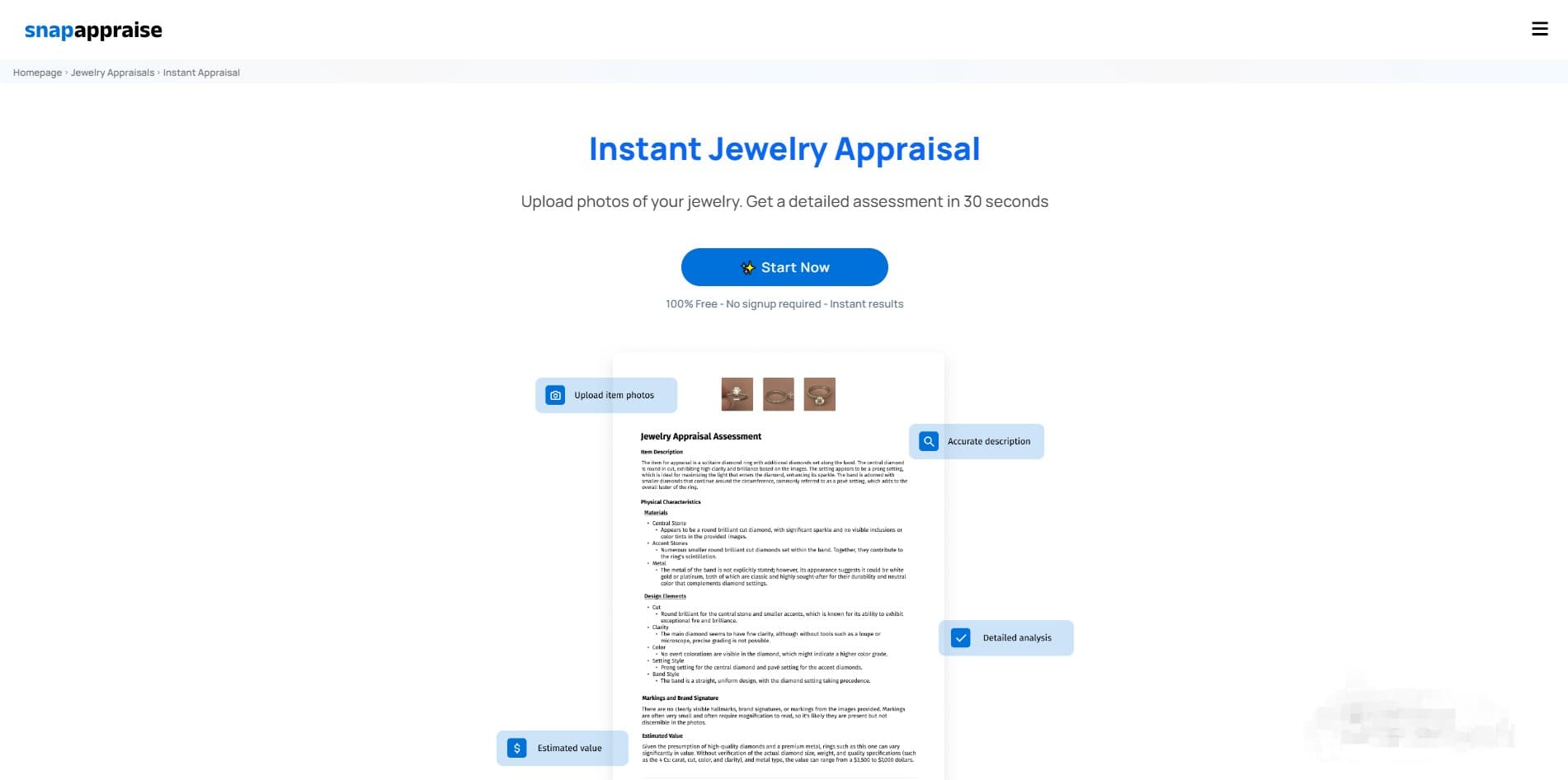Jewelry Appraisal Assistant