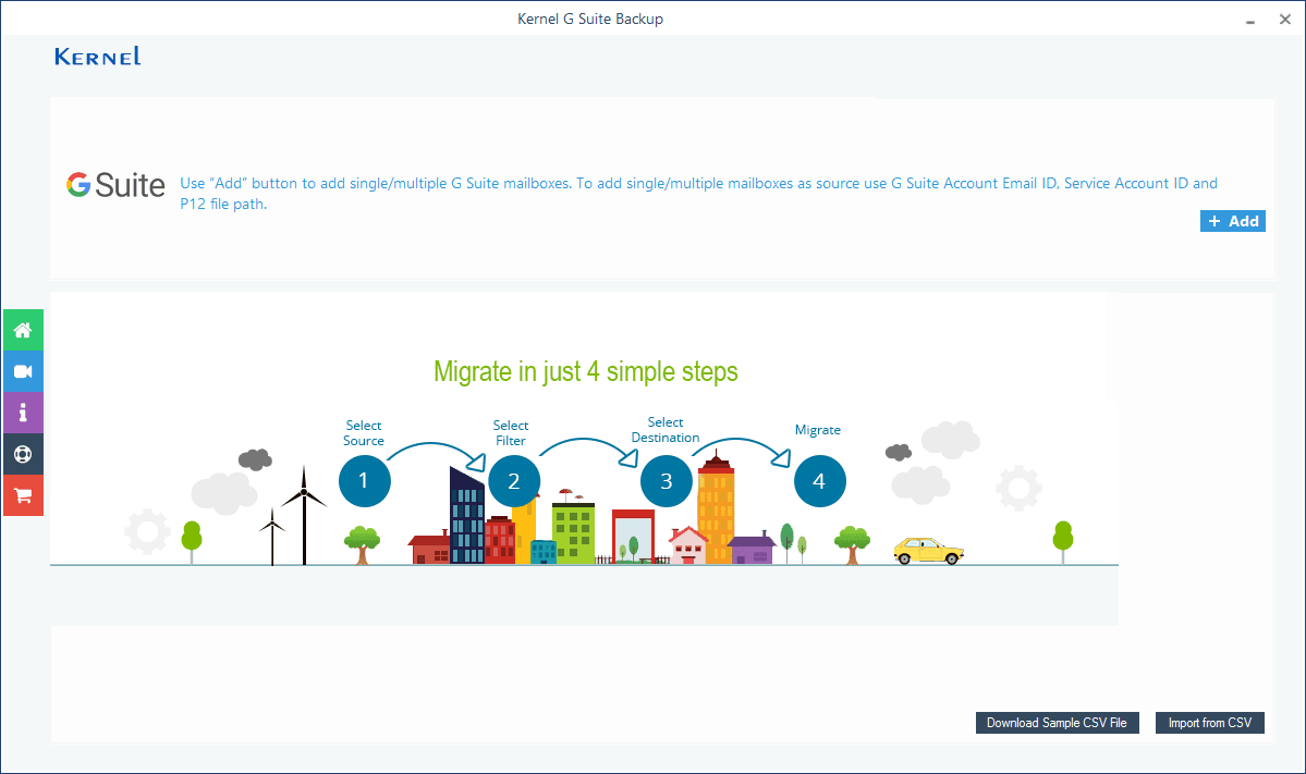Kernel Google Drive Backup Tool