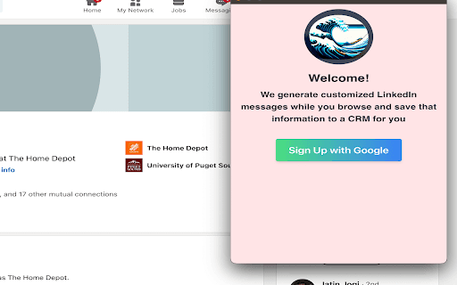 KI-gestützter LinkedIn Outreach Helfer