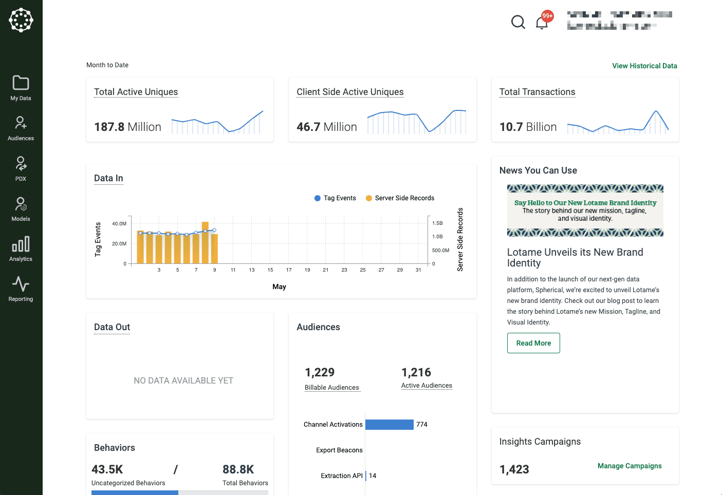 Lotame Spherical Platform