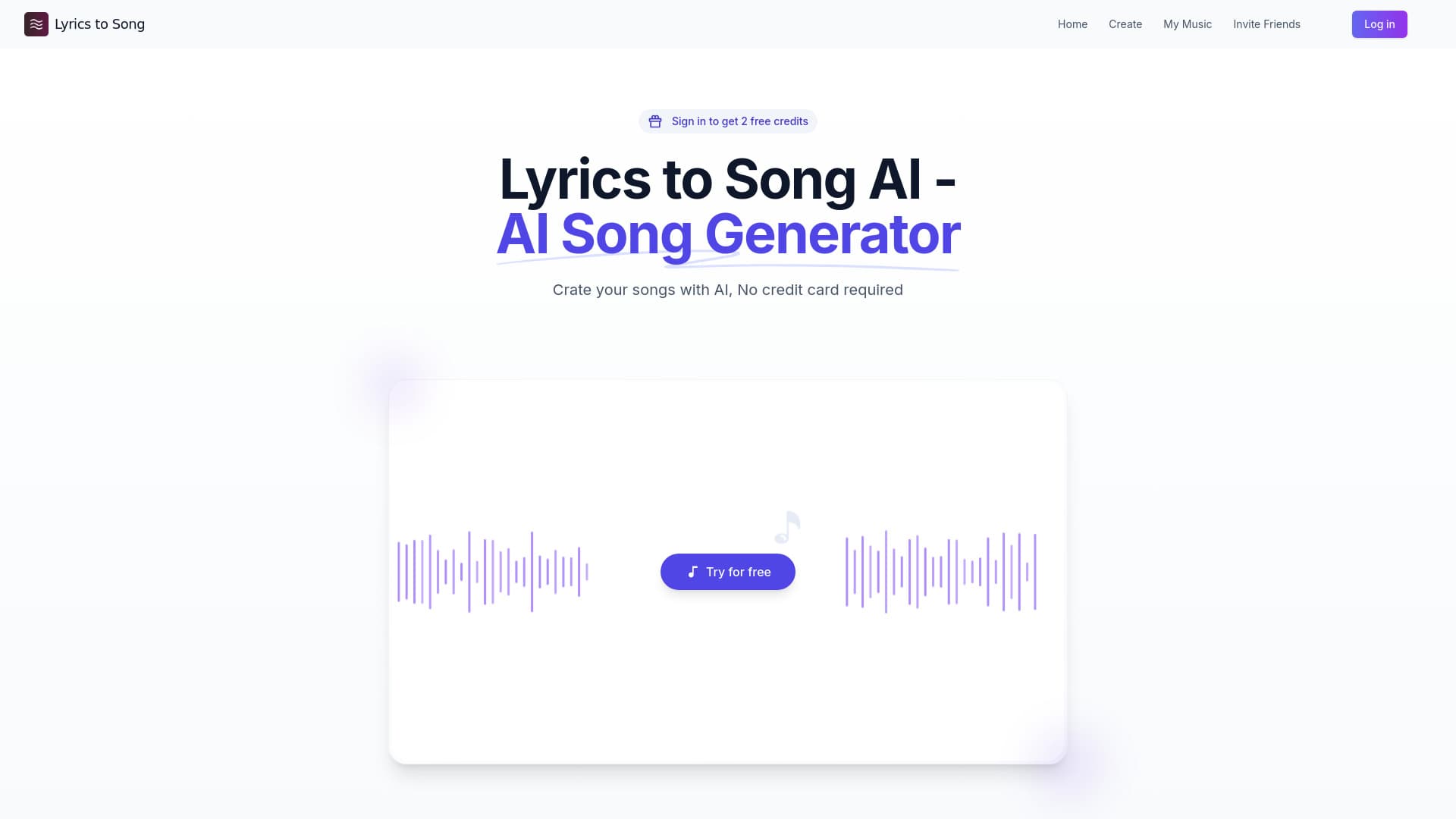 Lyrics To Song AI