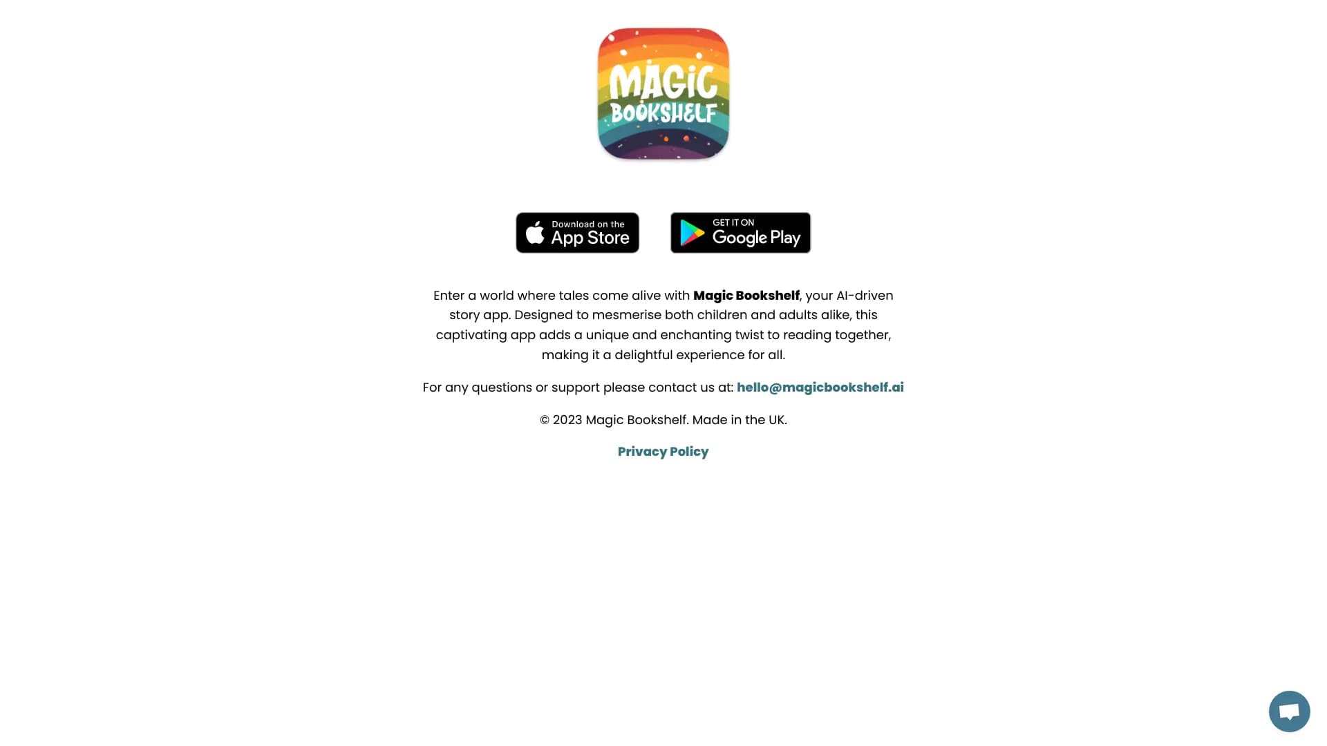 Magic Bookshelf - AI Stories