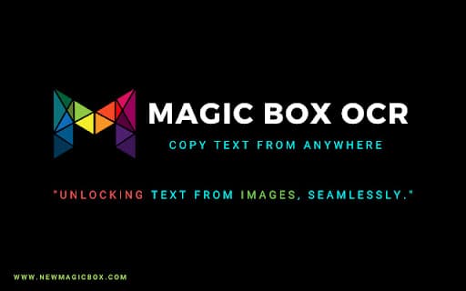 Magic Box Google Chrome OCR Software