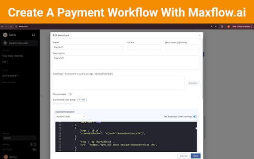 MaxGPT Web Automation Extension