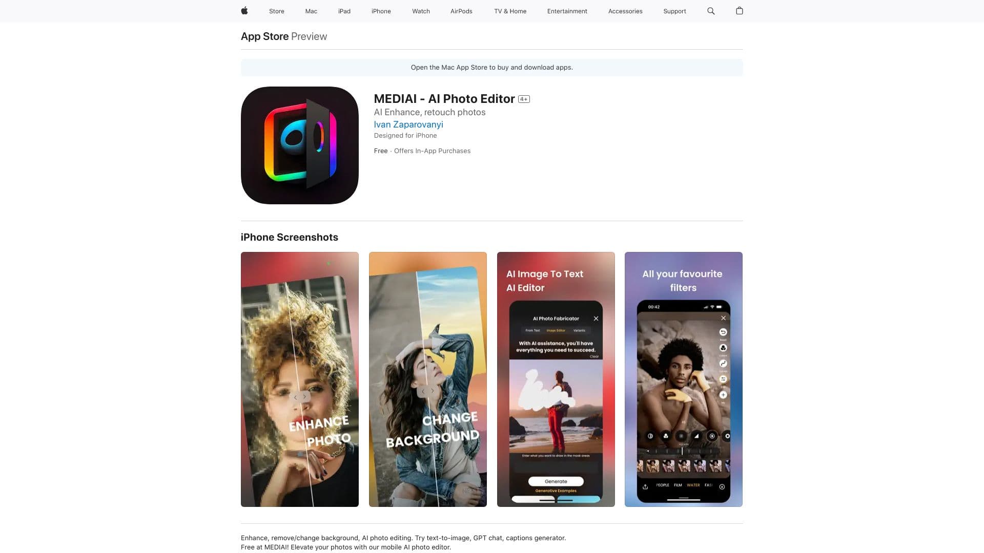 Mediai - AI Photo Editor