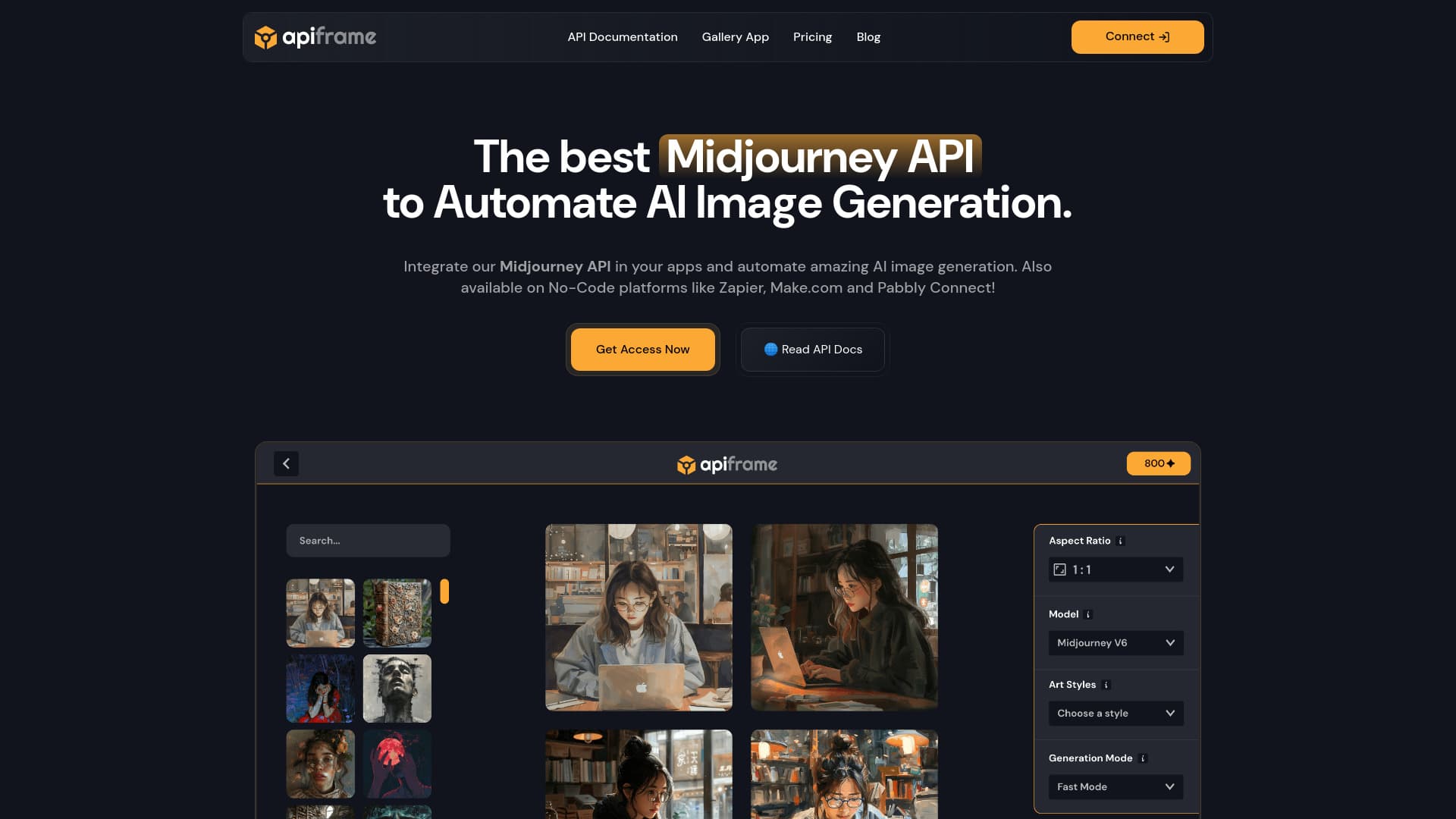 Midjourney API By Apiframe