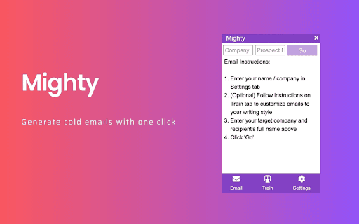 Mighty Chrome Extension