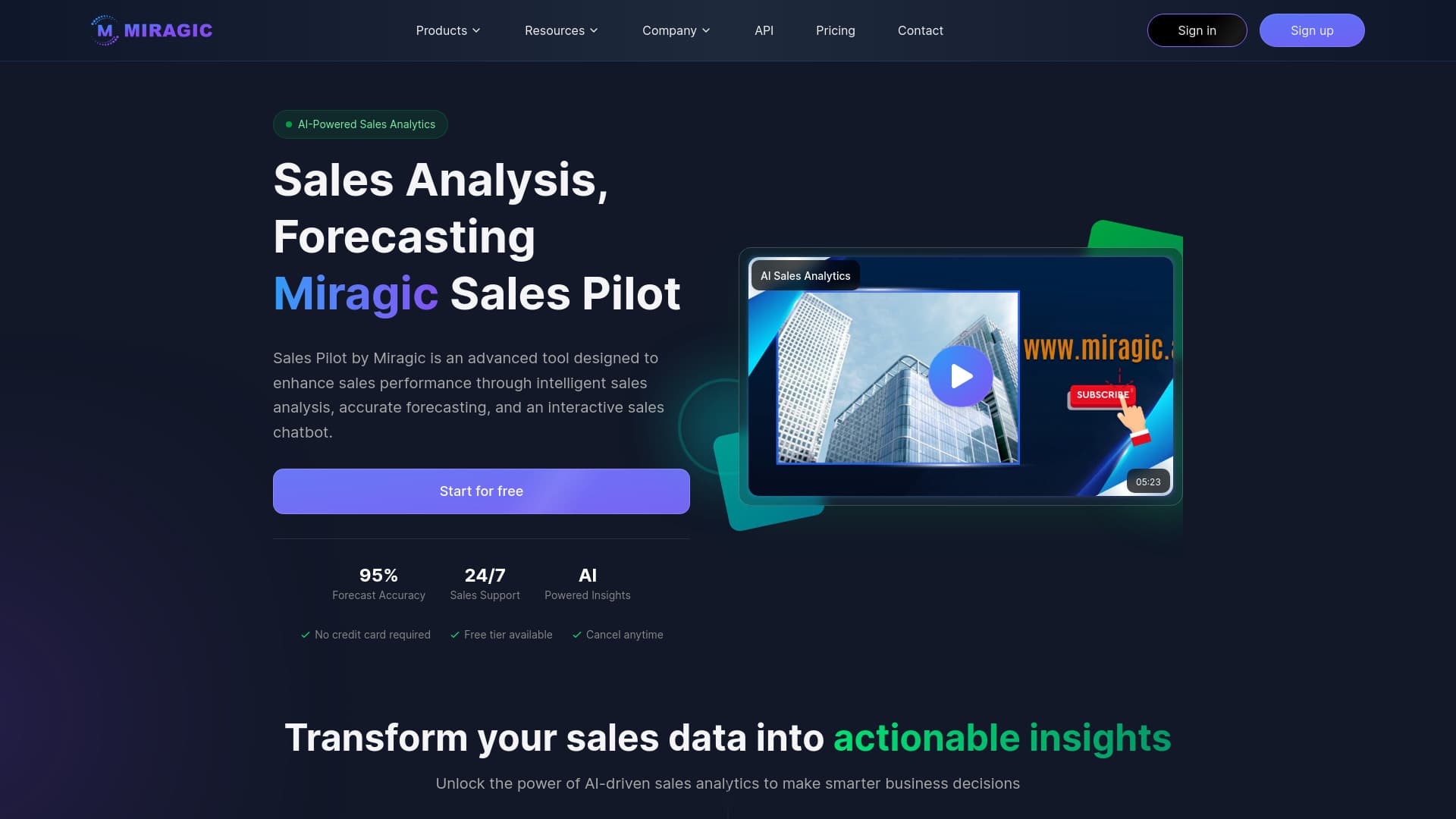 Miragic - Salespilot