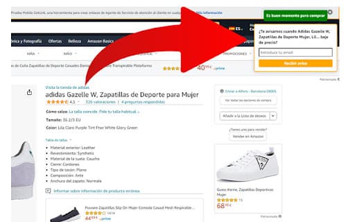 Amazon Smart Shopping Indicator