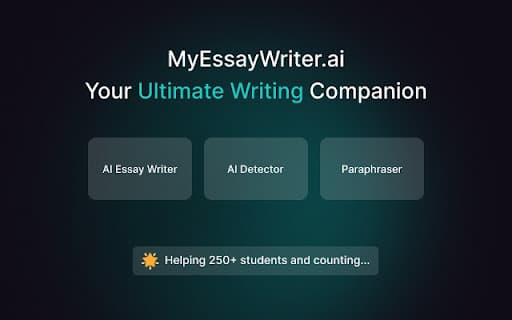 Myessaywriter AI