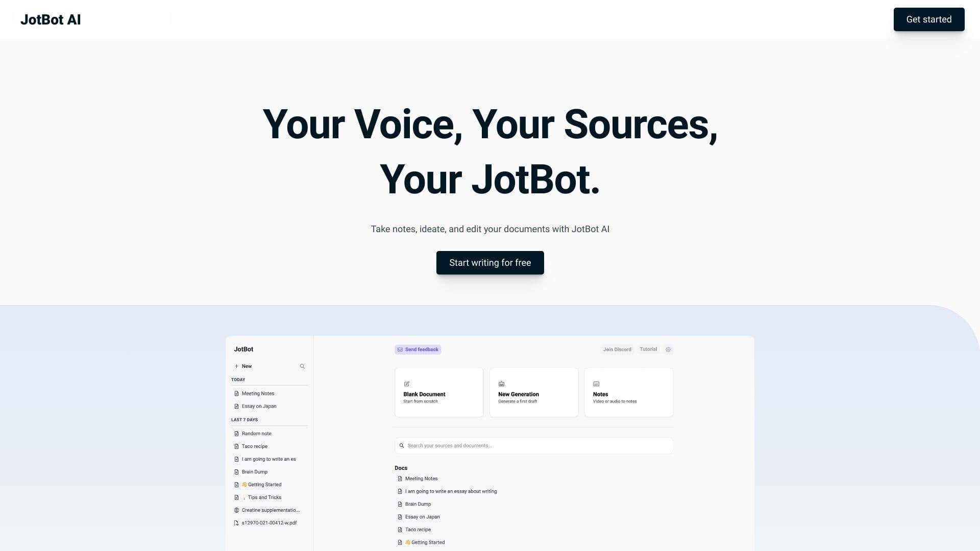 Jotbot AI