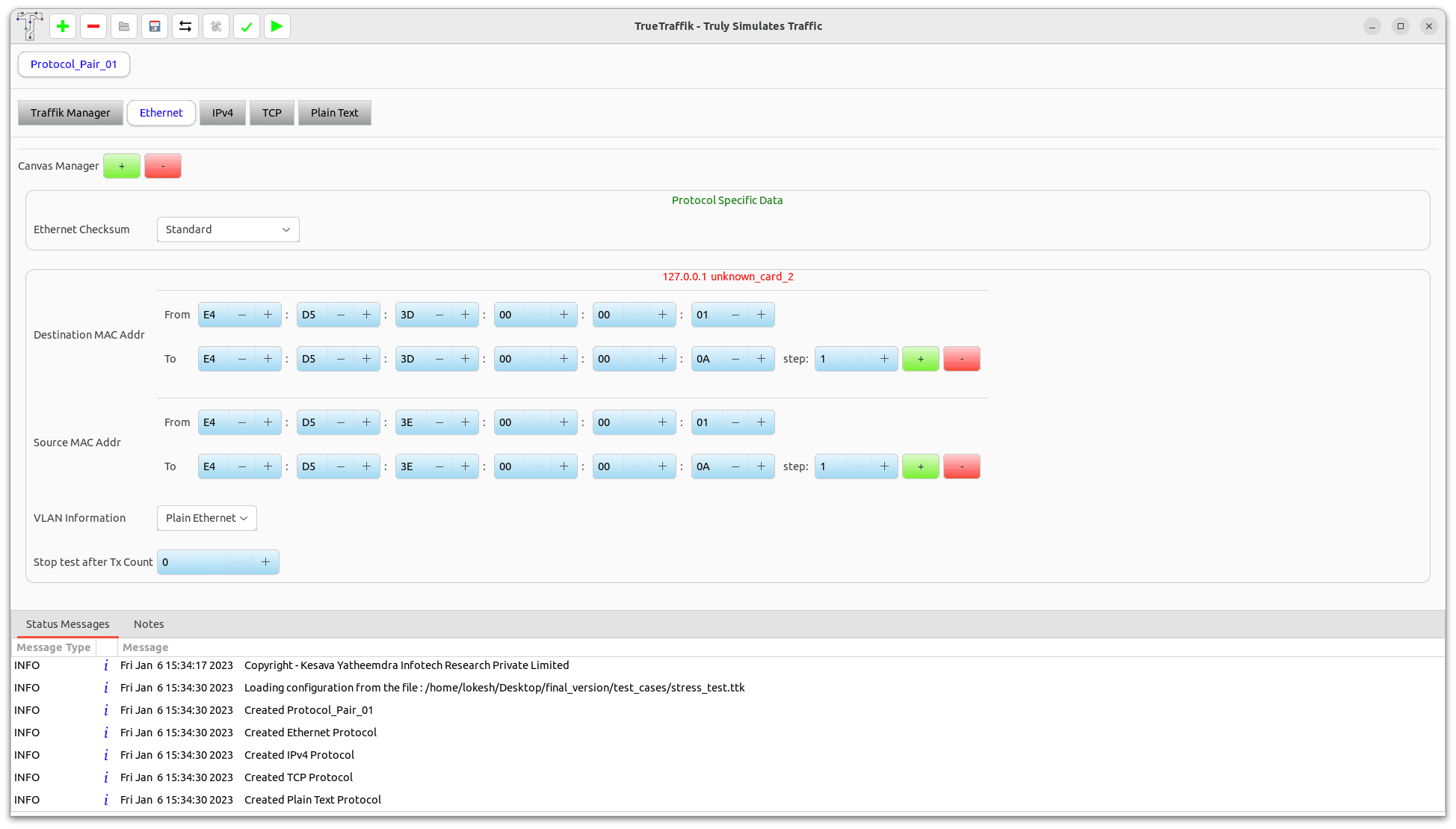 Network Traffic Simulator