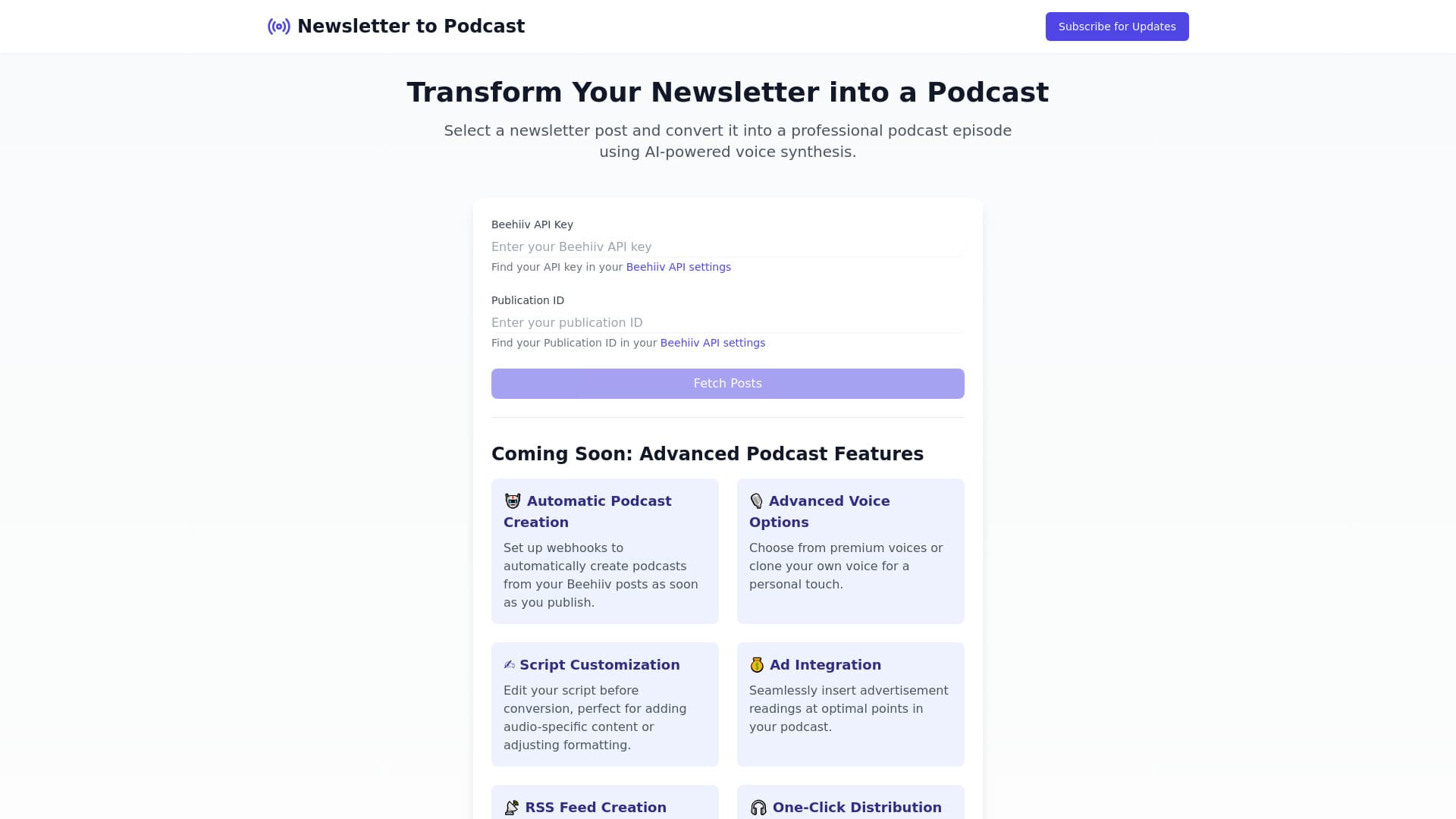 Newsletter2podcast