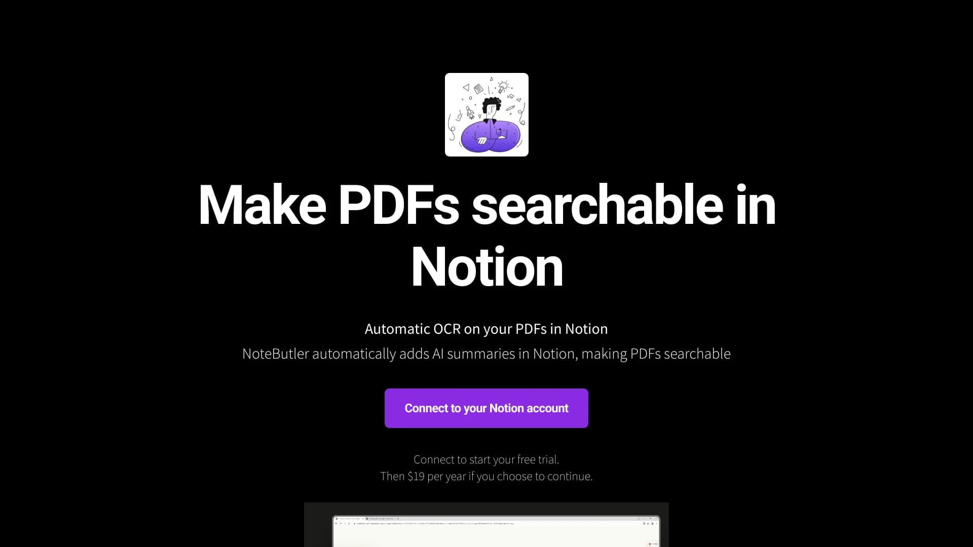 Notebutler - Searchable Pdfs In Notion