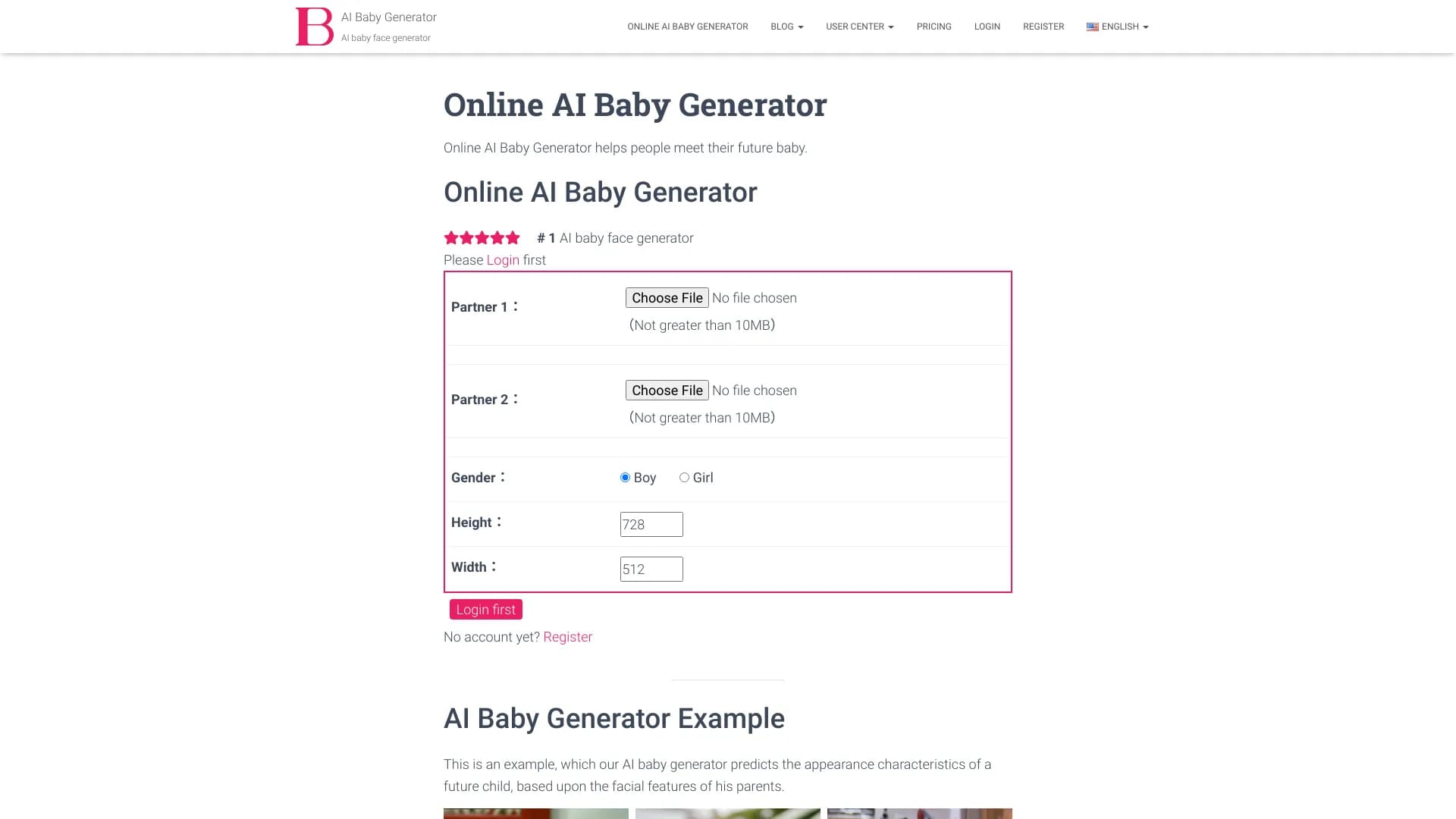 AI Baby Generator