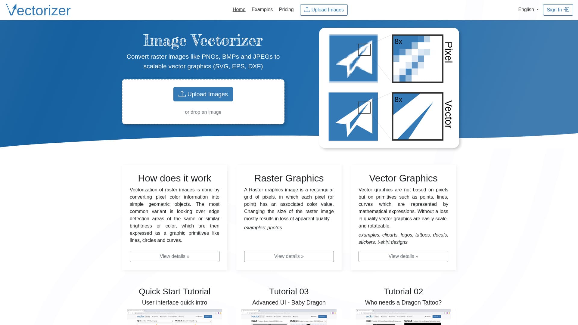 Online Image Vectorizer