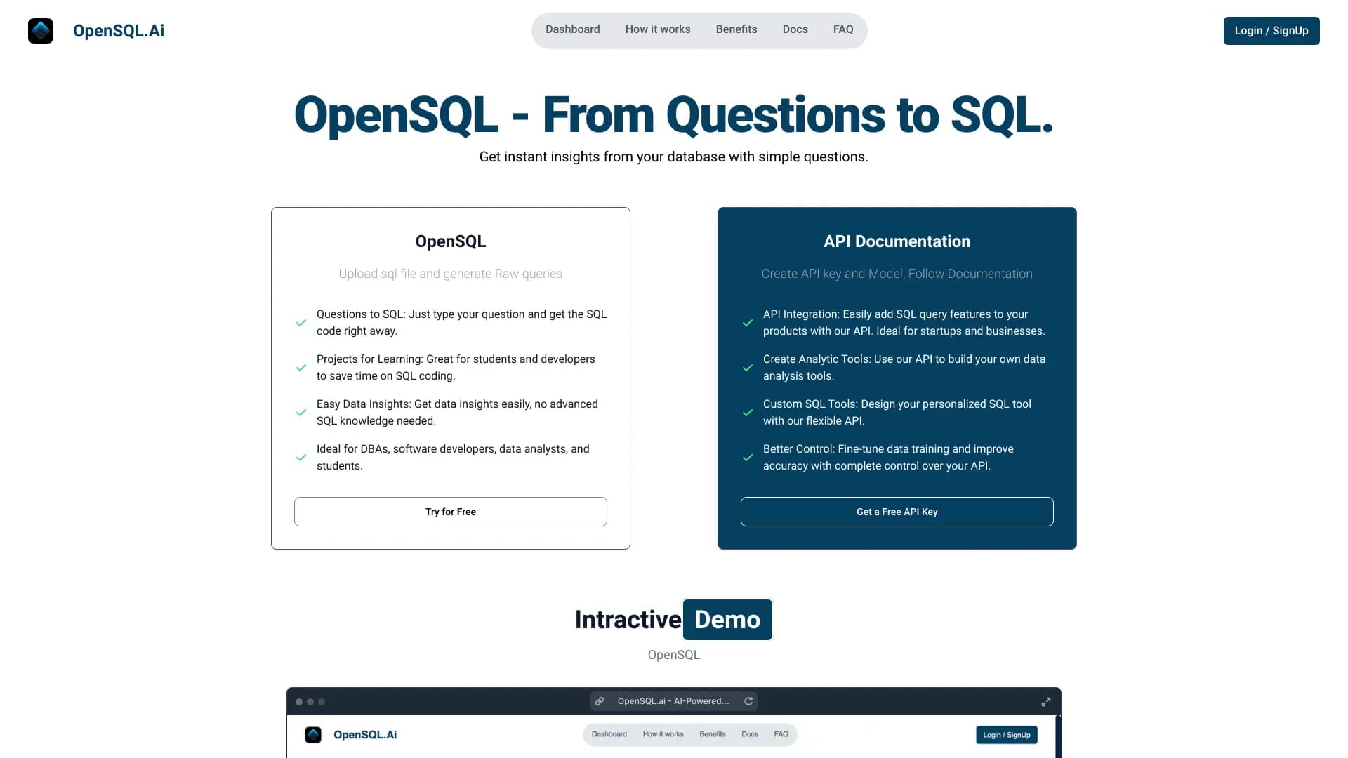 Opensql AI