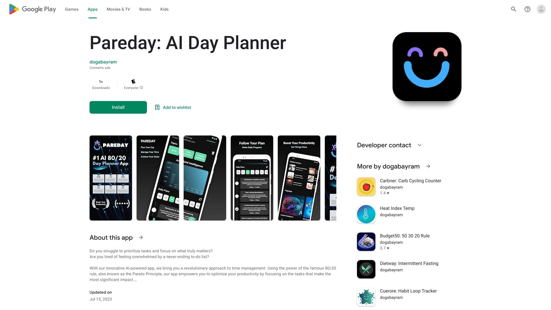 Pareday: AI To Do List Planner