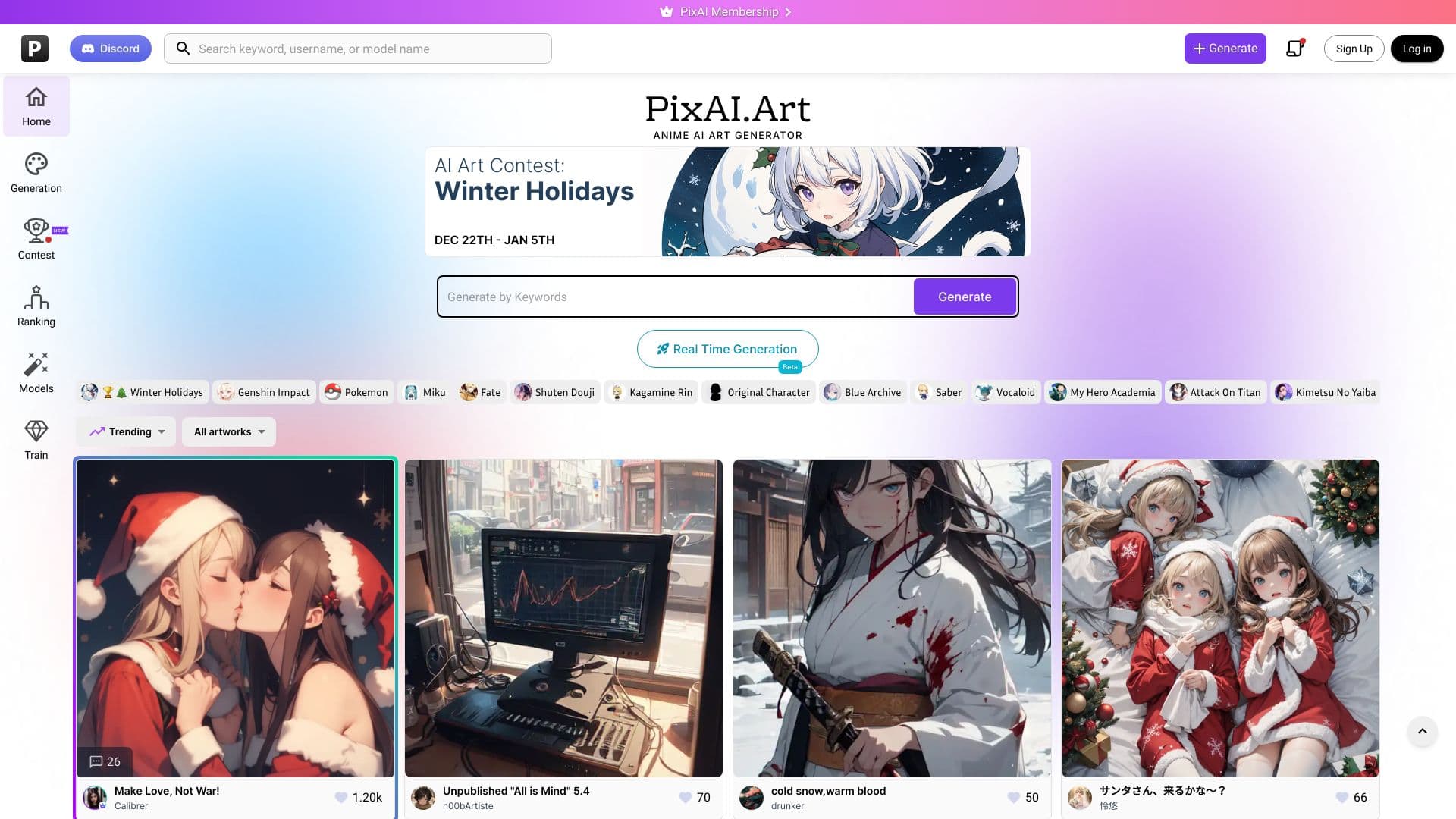 Pixai - AI Art Generator