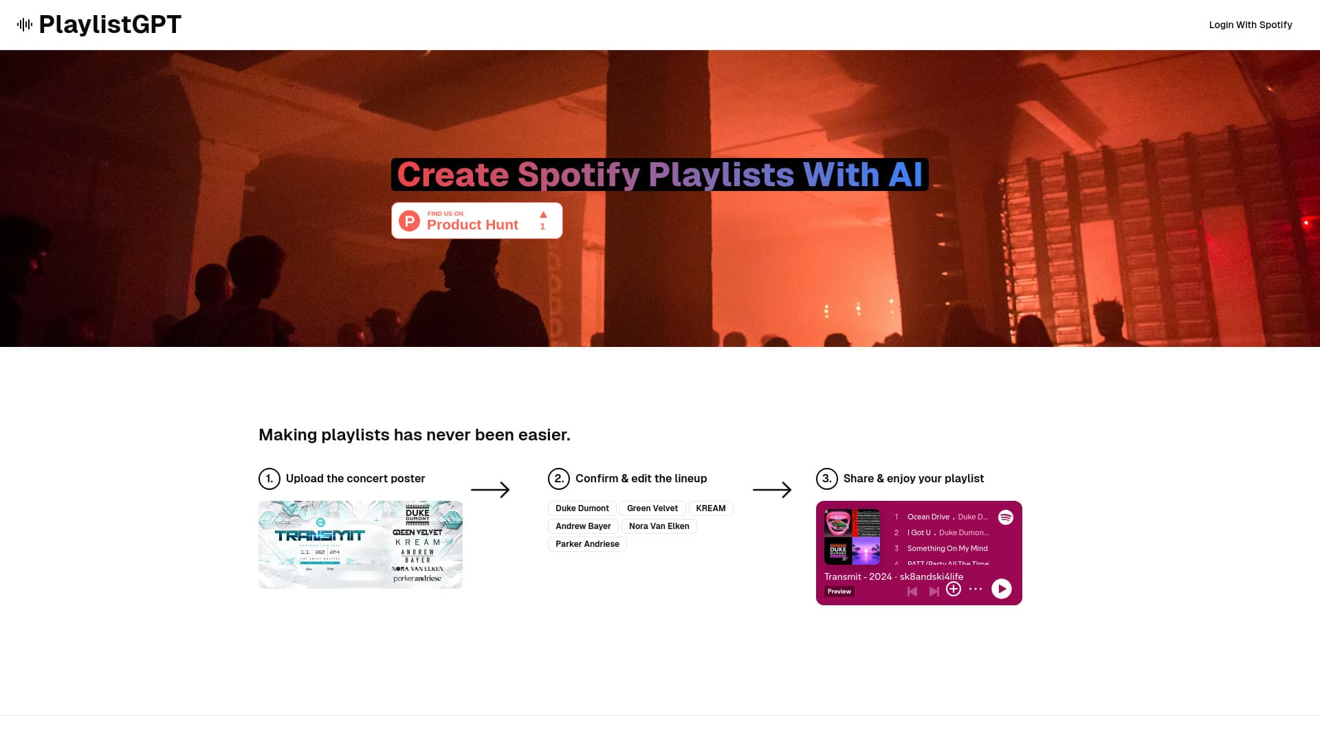 プレイリストGPT