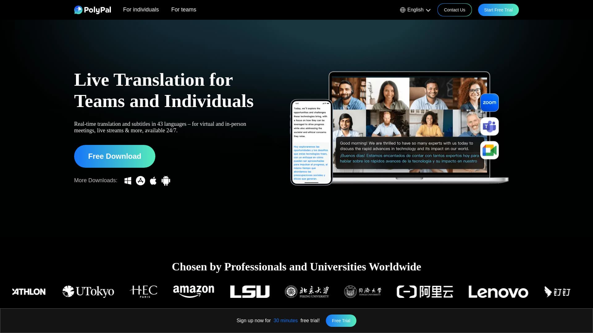 Polypal Live Translator