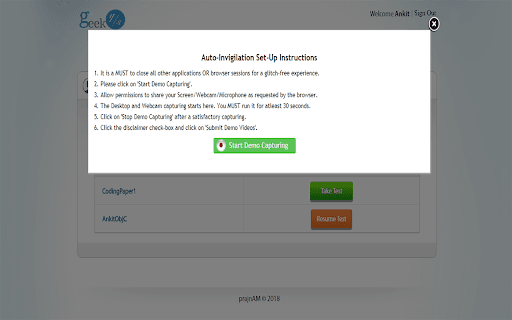 Prajnam - Screen Capturing