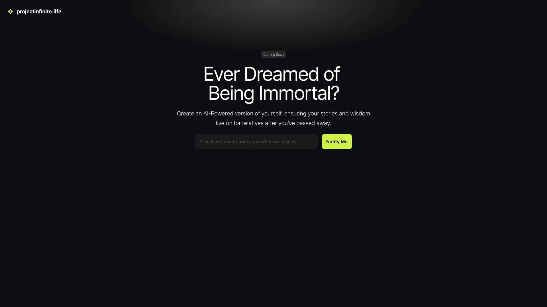 Project Infinite Life