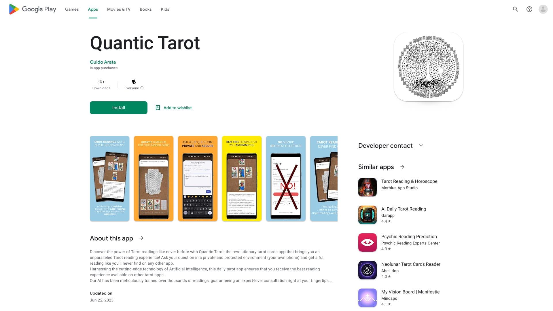 Quantictarot AI